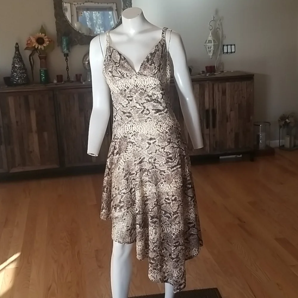 Free People midnight dance snake print dre…